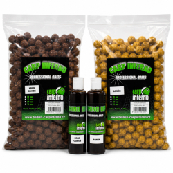 Carp Inferno Boilies Light Line 3kg+Booster 250ml