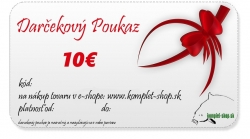 Darčekový poukaz v hodnote 10€