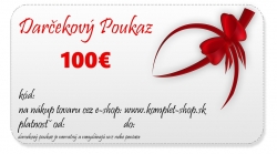 Darčekový poukaz v hodnote 100€ 