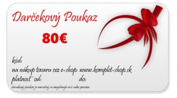 Darčekový poukaz v hodnote 80€