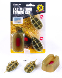 Extra Carp Method Feeder Set 2+1 (50,60g+formička)