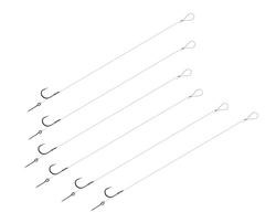 Feedrový nadväzec Delphin FLR Sting  6ks
