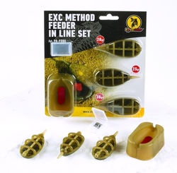 Extra Carp Method Feeder Set 3+1 (20,30,40g+formička)