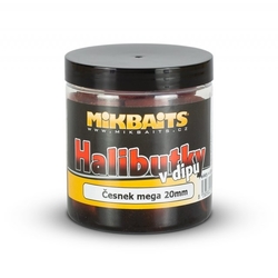 Mikbaits Pelety Cesnak Halibut v dipe 250ml