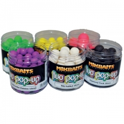 MIKBAITS POP UP FLUO BOILIES 18mm 250ml