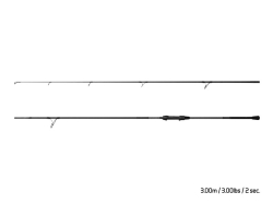 Prut Delphin CorsaBLACK NERO 300cm / 3lbs / 2 diely 