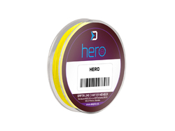 Šnúra Delphin HERO 8 fluo žltá 15m