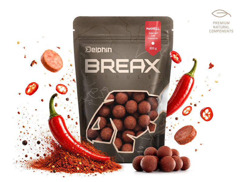 Boilies Delphin BreaX / HotHELL / 300g 