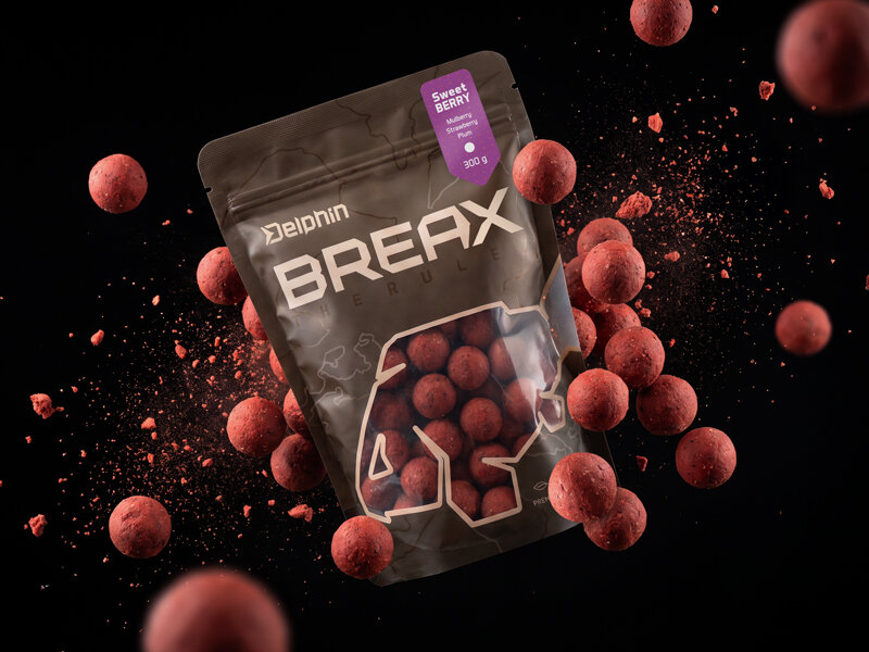 Boilies Delphin BreaX / SweetBERRY / 300g