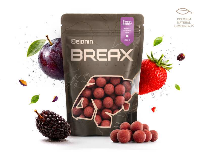 Boilies Delphin BreaX / SweetBERRY / 300g