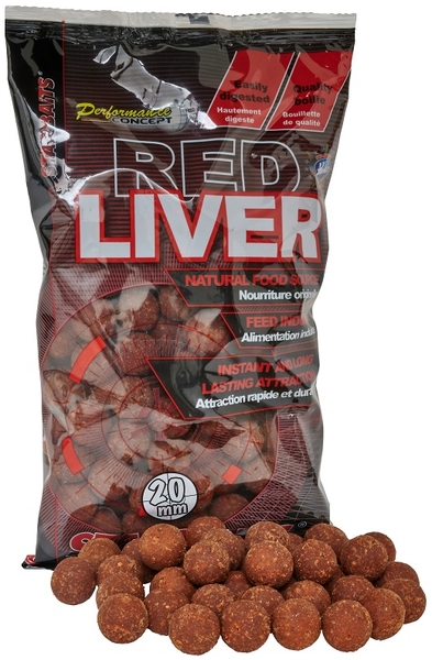 Boilies Starbaits Concept RED LIVER 20mm 1kg