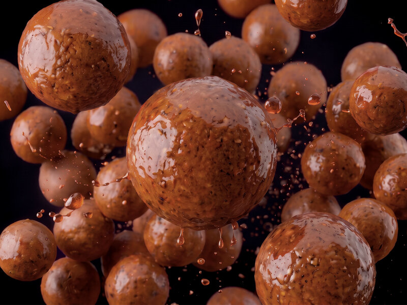 Boilies v dipe Delphin BreaX/PassionKRILL 20mm / 200ml 