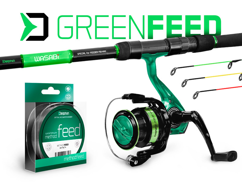 Feedrový set Delphin GreenFEED 360cm/100g