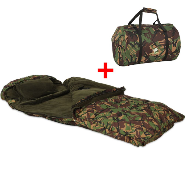 Spacák 5 Season Maxi Camo Sleeping Bag Giants Fishing