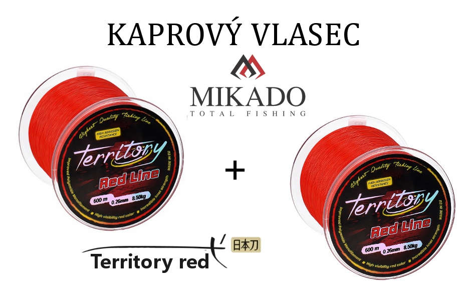 Vlasec Mikado Territory Red Line 600m 1+1